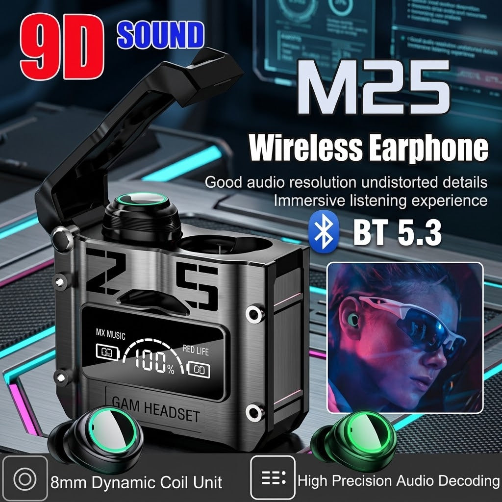 M25 Damix TWS | Gaming Headphones True Wireless Earbuds