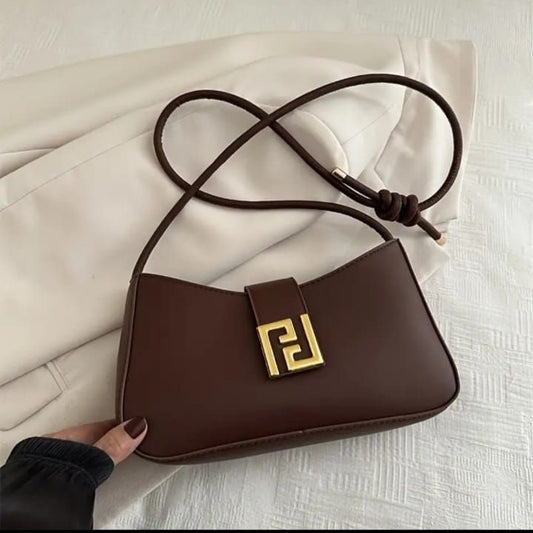 Stylish Brown Cross Body Handbag Casual Shoulder Bag