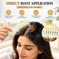 Hair Oil Applicator Comb ||Refillable Oil Dispenser + Scalp Massager