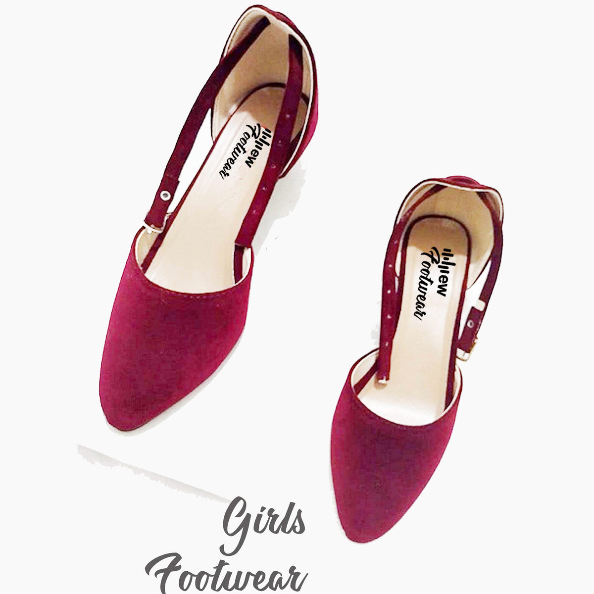 Stylish Velvet Heel Pump Shoes