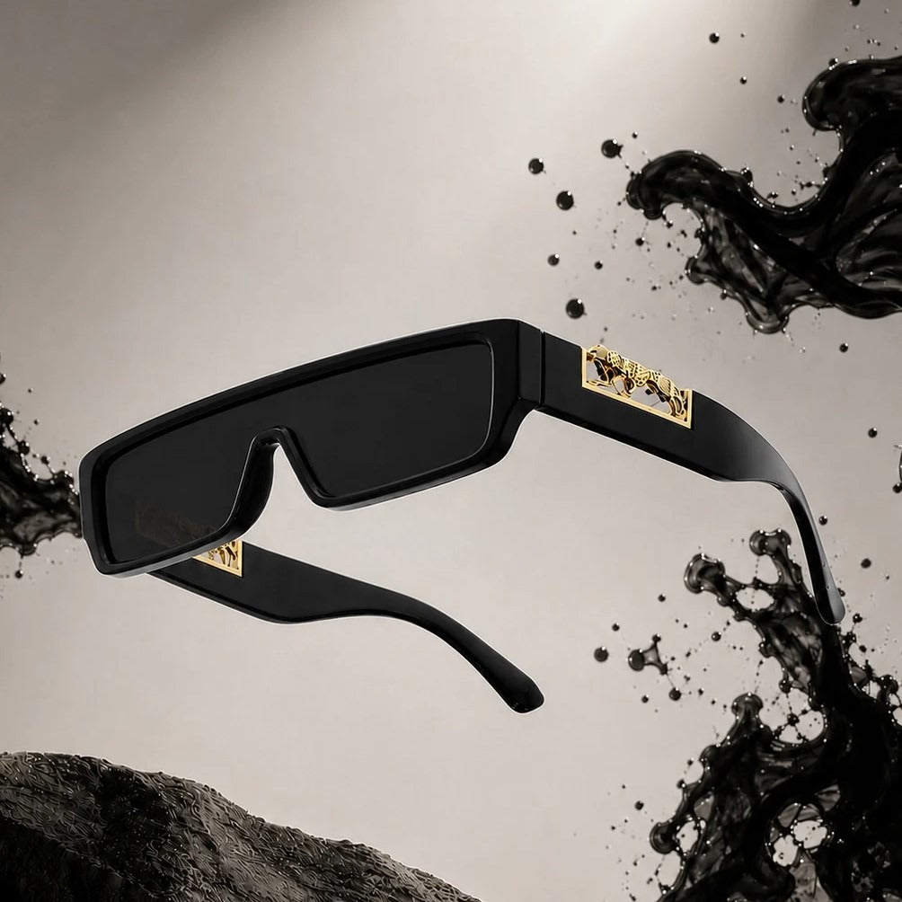 Leopard Logo Sunglasses