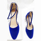 Stylish Velvet Heel Pump Shoes